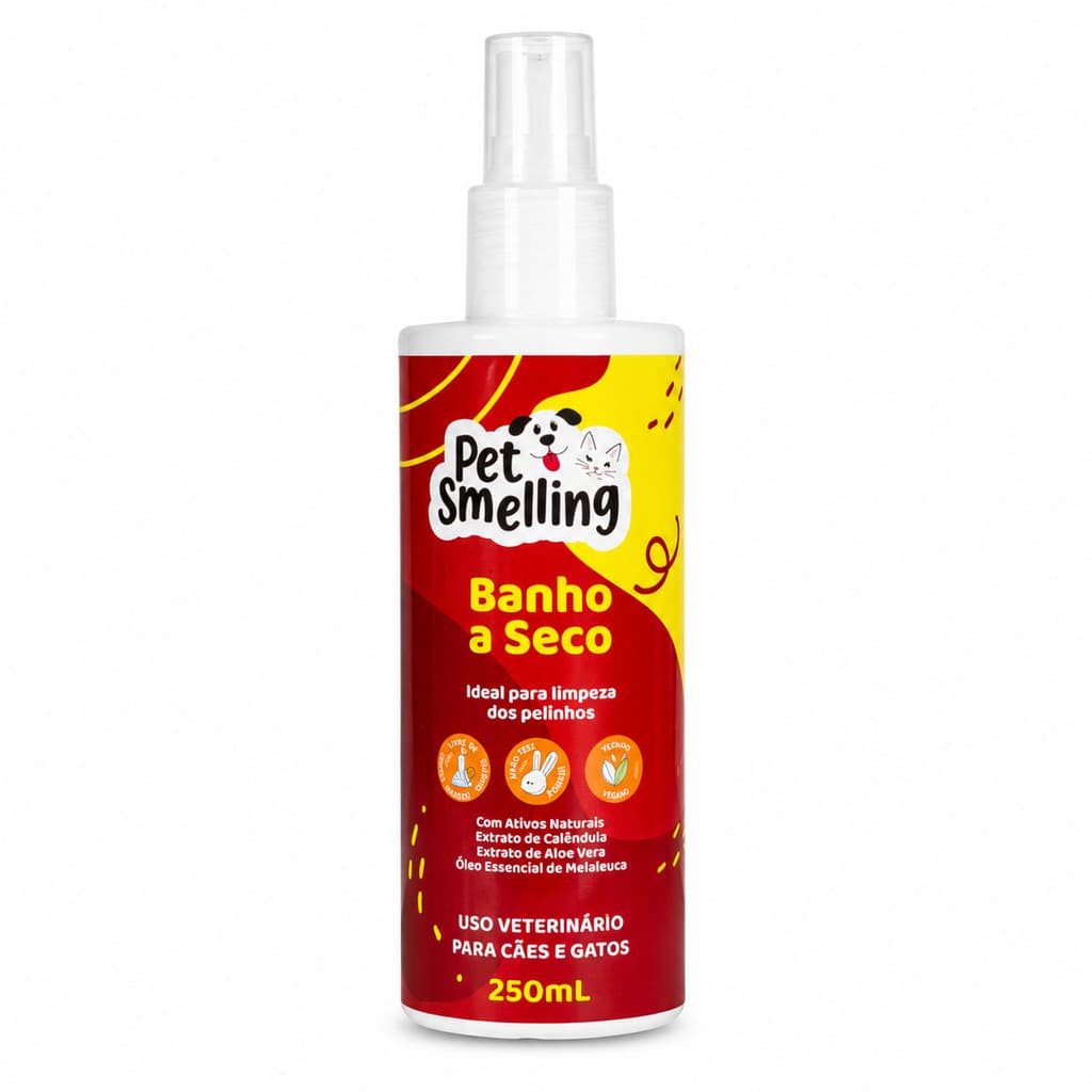 Banho a Seco para Cães e Gatos 250ml – Pet Smelling