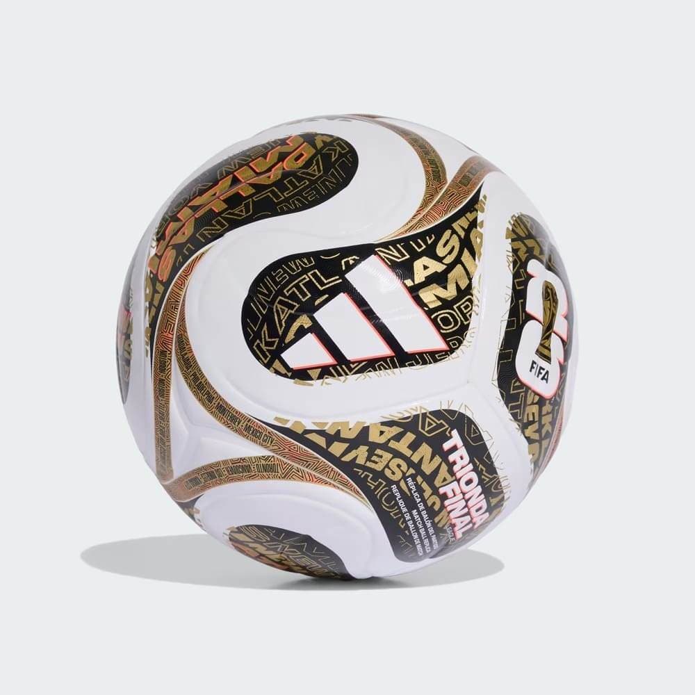 Bola Adidas Campo Trionda Finals League Branco/Dourado Oficial + NF