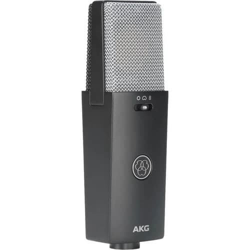 Microfone Akg C114 Condensador Multipadrão Diafragma Grande Preto