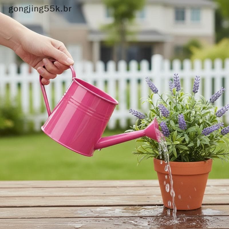 gon Metal Mini Regador À Prova De Vazamento Grande Capacidade Jardim Sprinkler Pote Para Varanda Jardinagem Presentes Ja