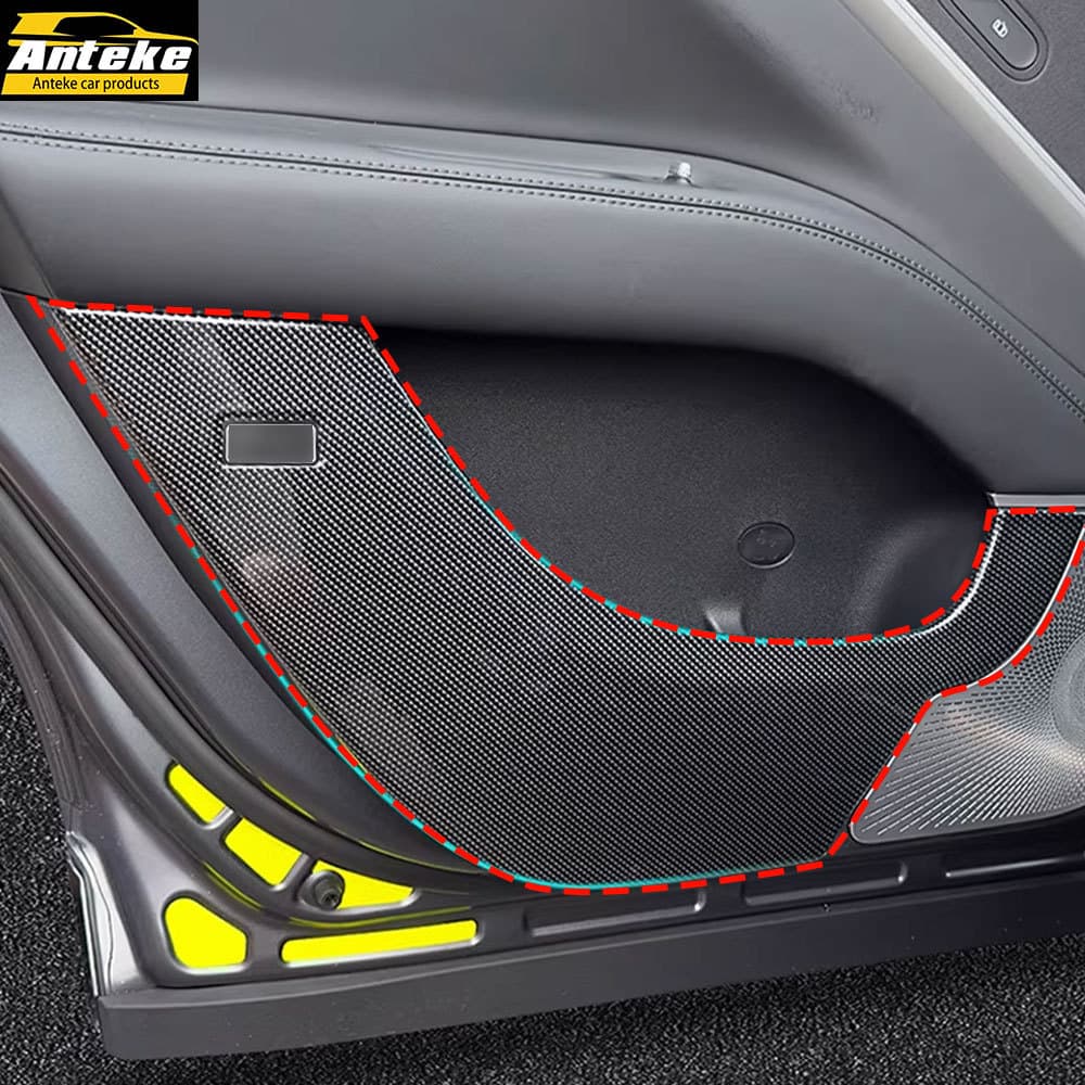 premium-Avatr 11 2022 Peças De Acabamento Interno De Fibra De Carbono ABS (OEM) Para Painéis De Chute De Porta De Carro
