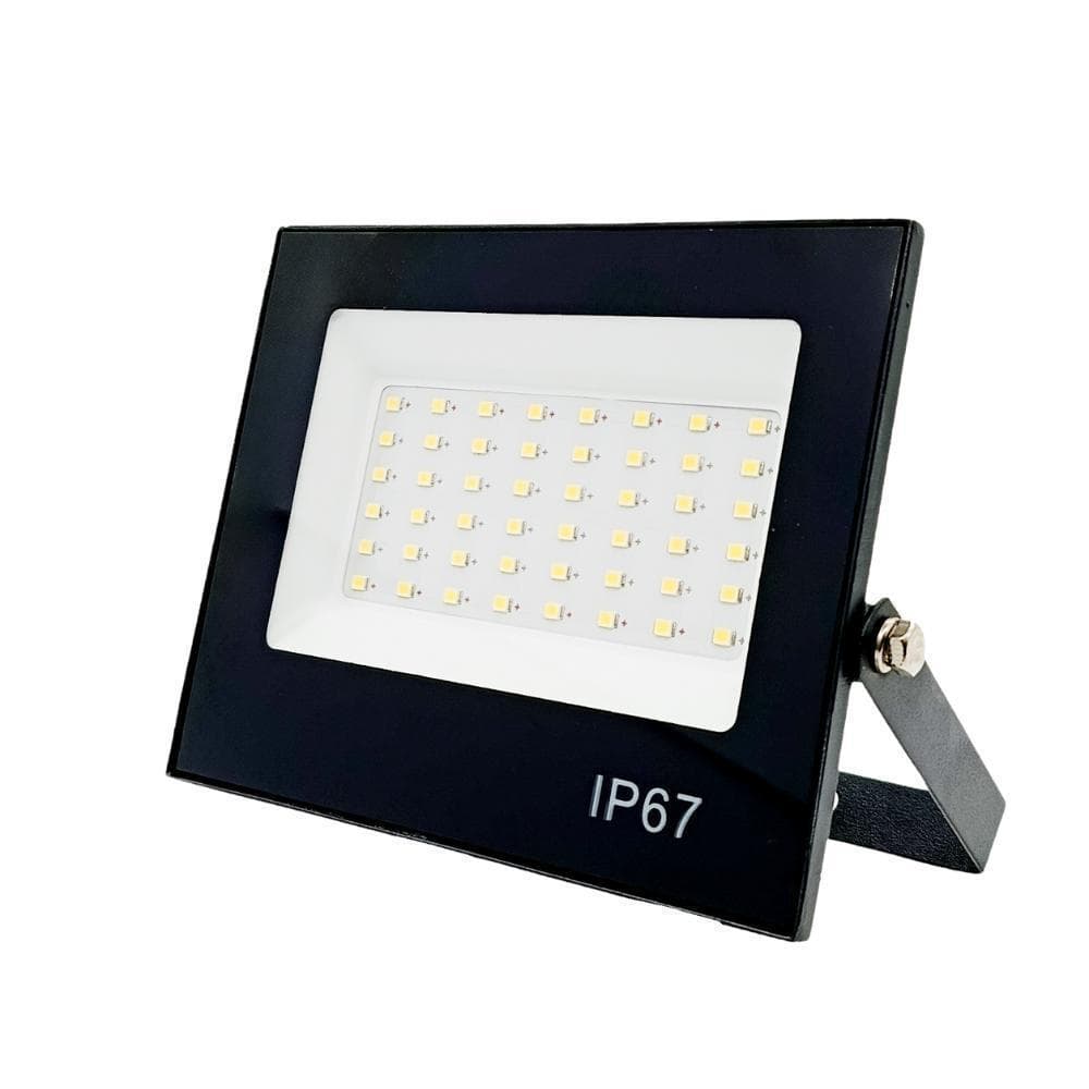Refletor LED 200W - Luz Branca Fria Bivolt Iluminação Potente Econômica e Segura para Casa e Exterior