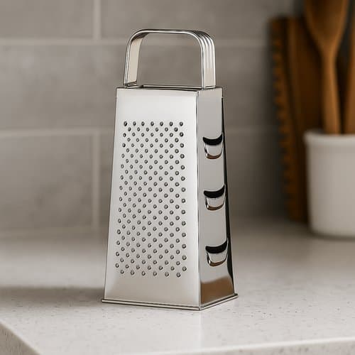 Ralador Multifuncional Quatro Lados Aço Inox Resistente Corte Preciso 23cm