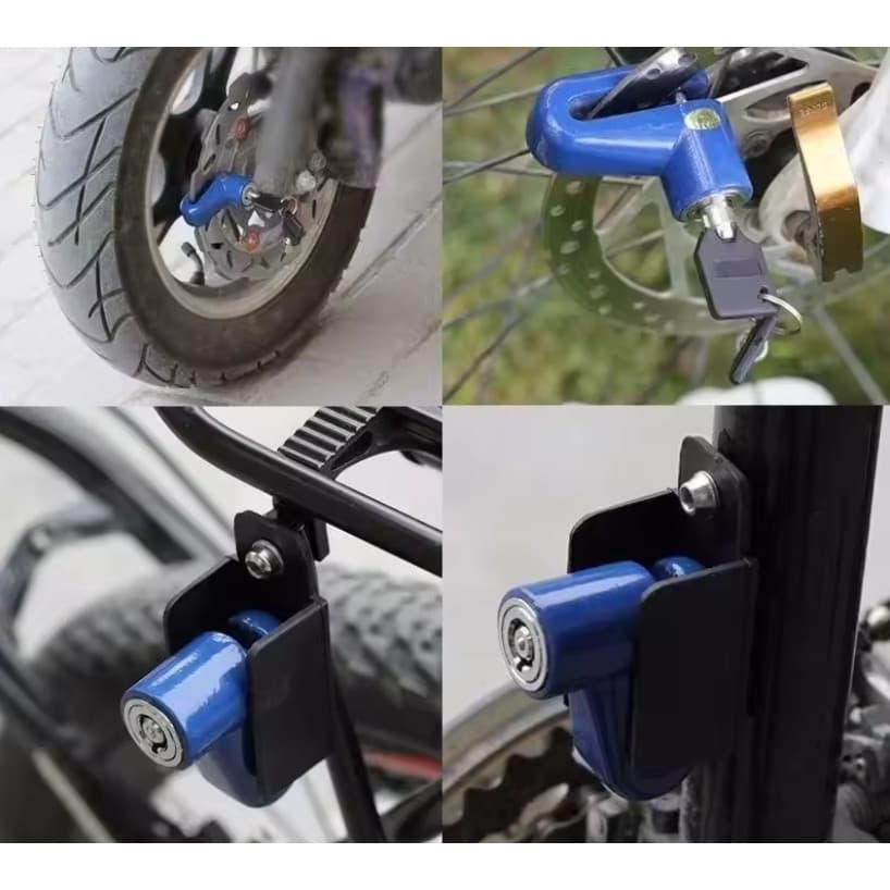 Cadeado De Disco Para Freio Antifurto Moto Universal Trava - Aries Shop