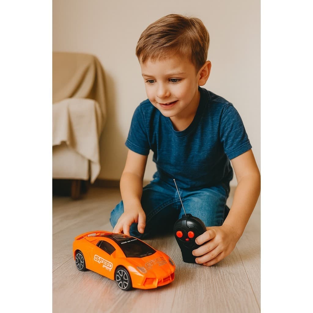 Carrinho Speed Racing Controle Remoto 2 Funcoes Sortido Brinquedo Corrida Alta Velocidade Menino