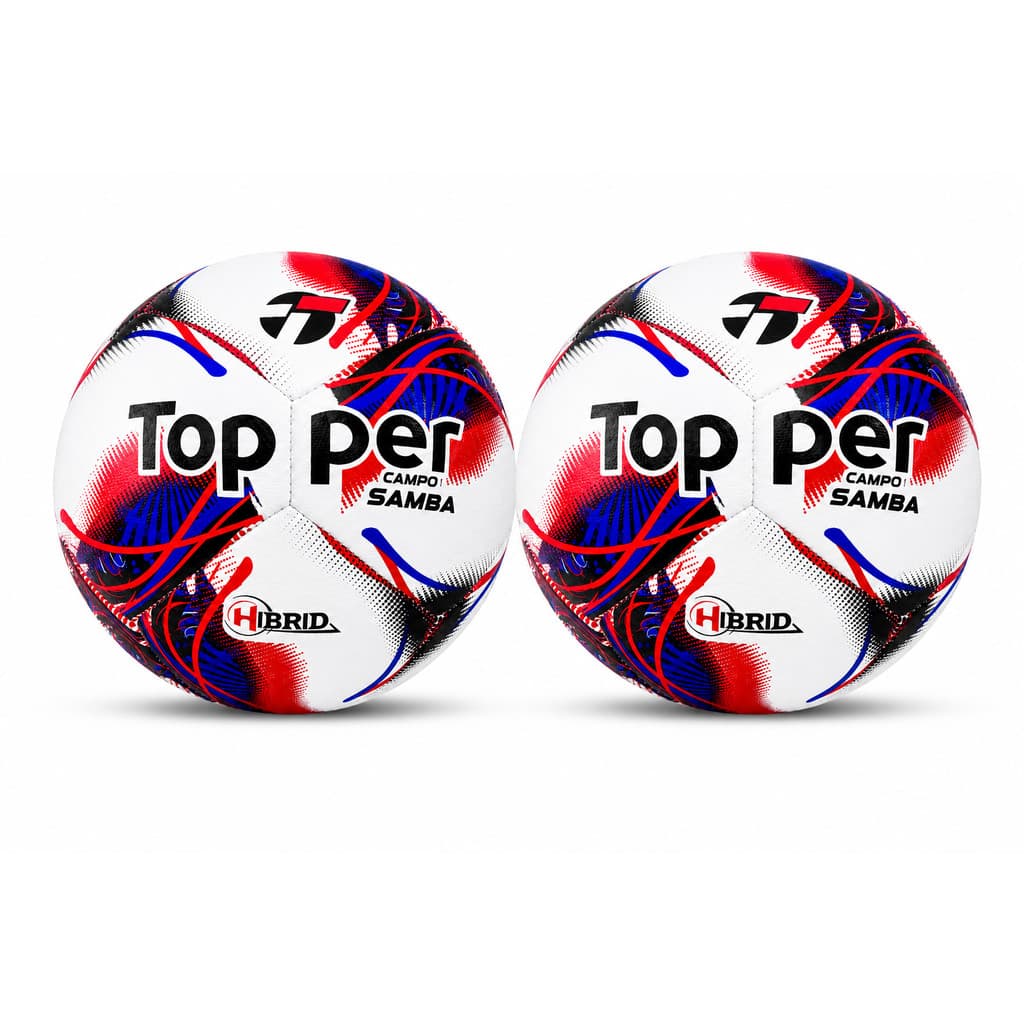 BOLA TOPPER CAMPO SAMBA HYBRID KIT COM 02 BOLAS ORIGINAIS