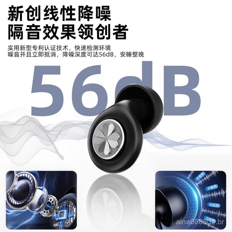 Protetores Auriculares de Silicone Aprimorados, Amigáveis à Pele, Protetores Auriculares Silenciosos, Redutores de Ruído