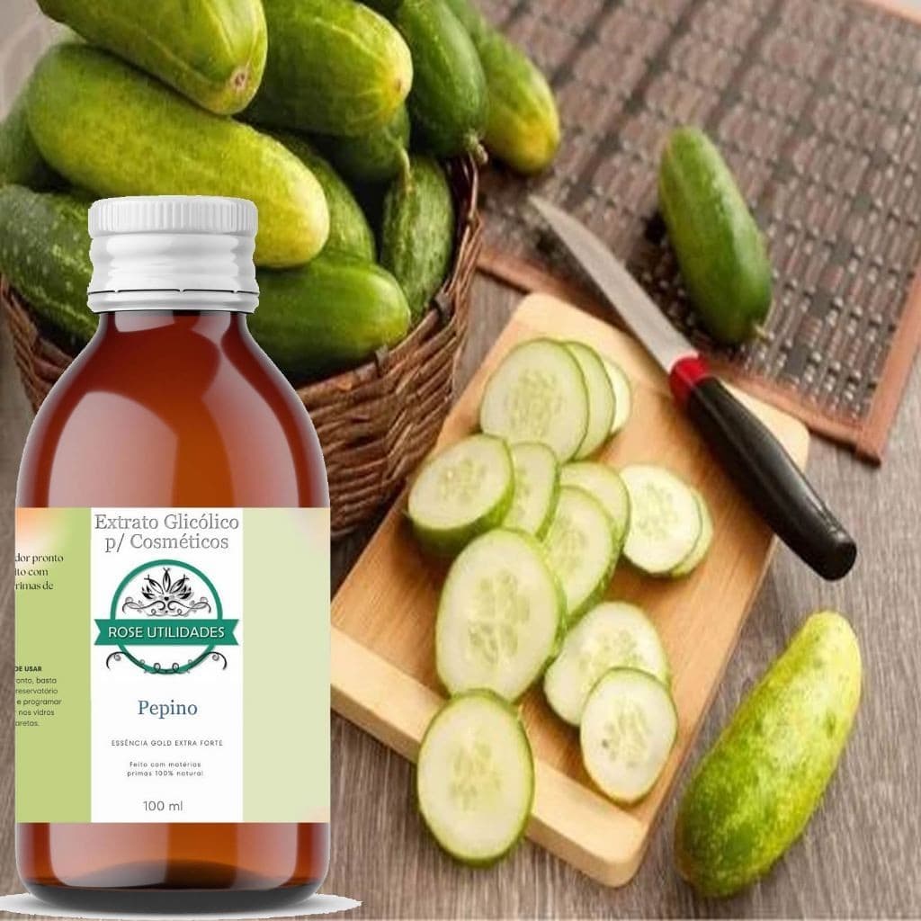 Extrato Glicólico de Pepino - 100ml