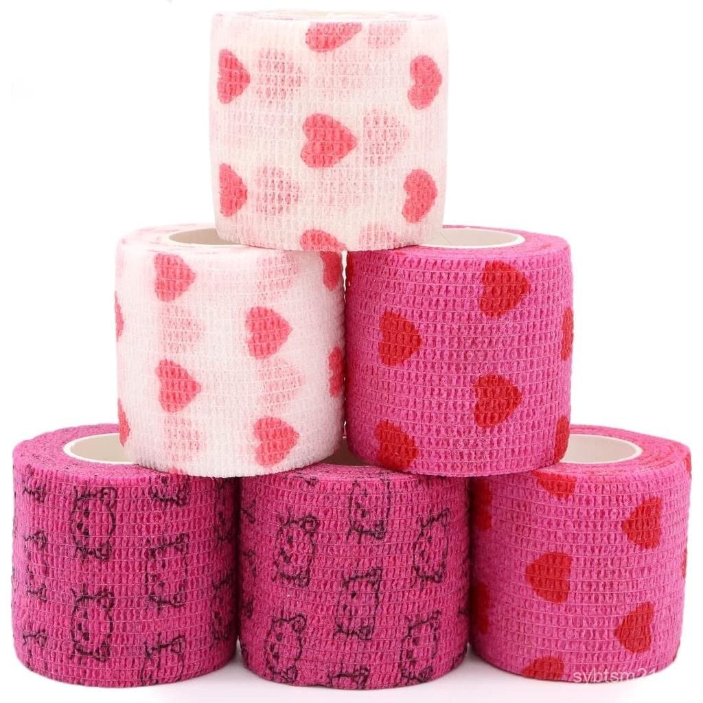 Bandagem Autoadesiva para Animais, Bandagem Coesiva Autoaderente, Fita de Primeiros Socorros para Cães, Gatos, Cavalos,