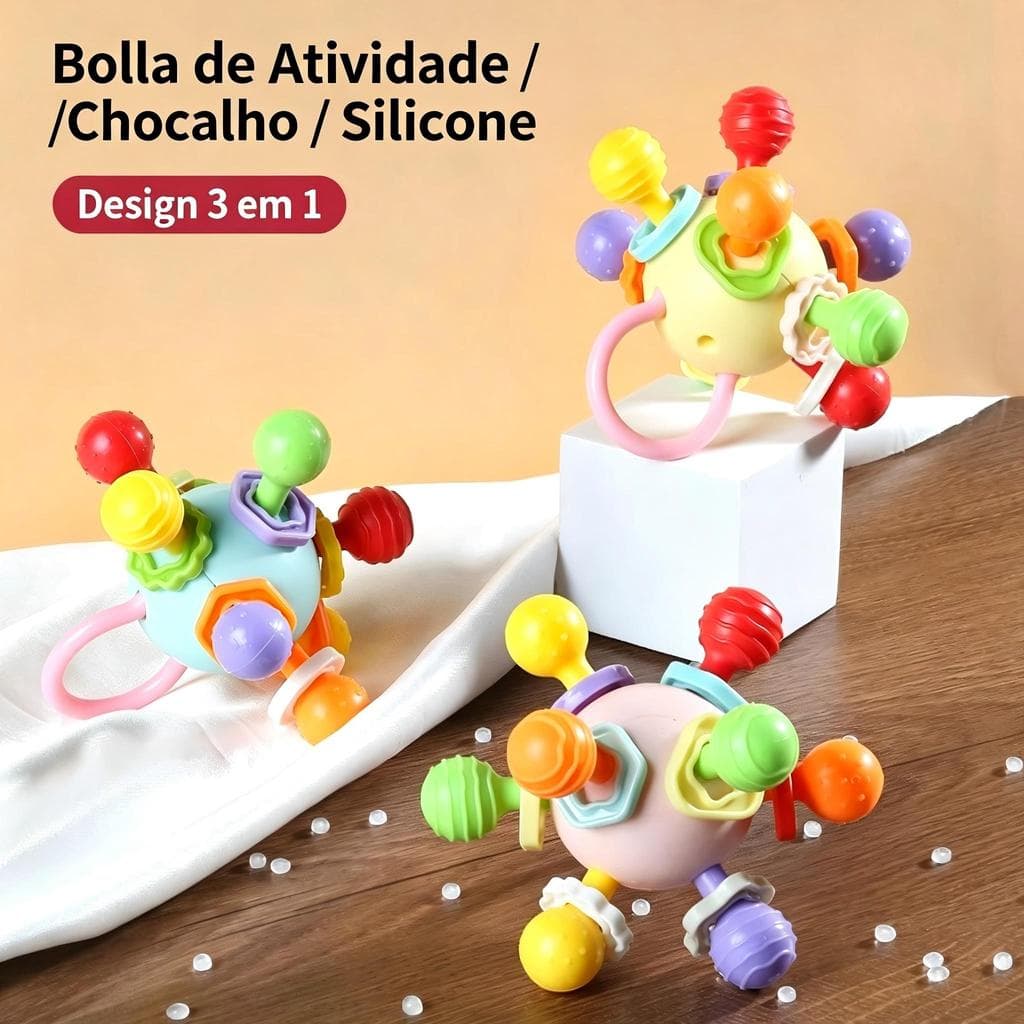 Bola de embreagem de brinquedo para mordedor de bebê, brinquedo de treinamento para mordedor Molar