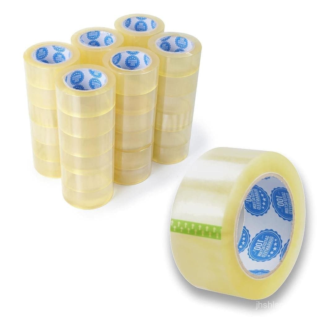 Fita Adesiva Transparente de 2.0 Mil, 36 Rolos (2 Polegadas x 110 Jardas) – Fita de Envio para Caixas, Mudanças, Armazen