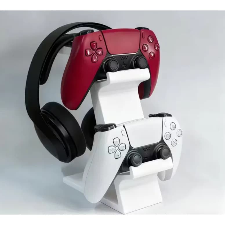 Wsuporte Gamer Controle E Headset 3 Em 1 Ps5 Ps4 Xboxj