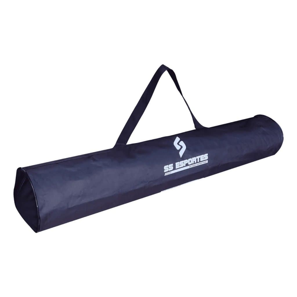 Bolsa Cilindro - Tubo para 6 Bolas - SS ESPORTES - Preto em Nylon com alças para Bolas de até 24cm