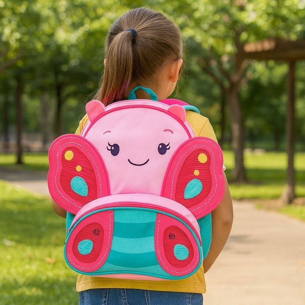 Mochila Clio Pets Infantil Escolar Passeio Alca Regulavel Bichinho Resistente Conforto Menino Menina
