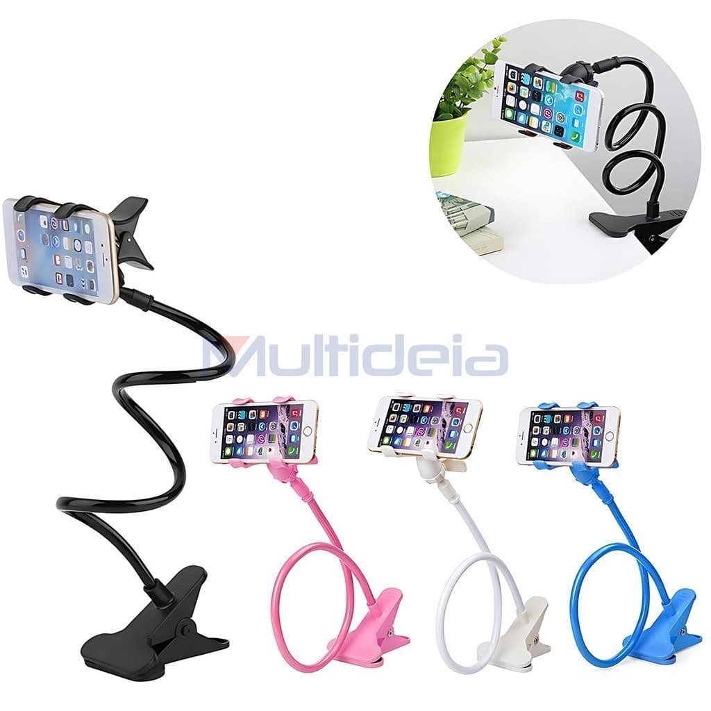 Suportes Para Celular Mesa Com Garra Flexível