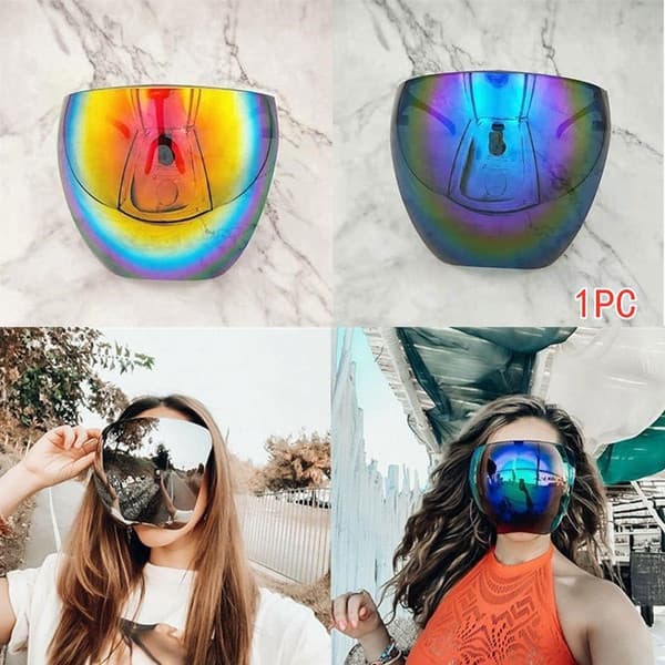 Óculos de proteção facial completa UV400 com protetor facial SJHY0228