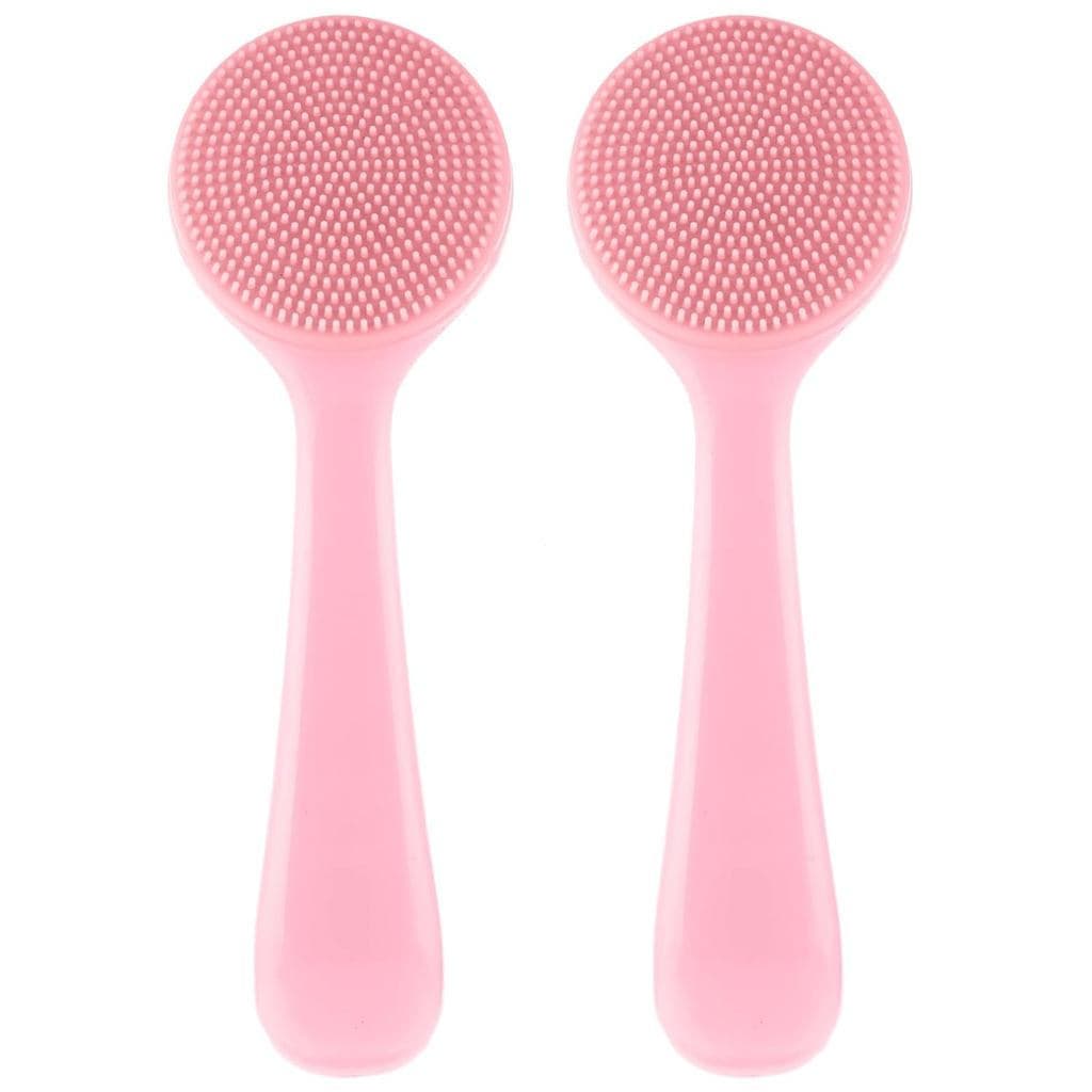 Conjunto de 2 Escovas Esfoliantes Faciais para Mulheres, Escova de Limpeza Facial de Silicone Macio, Esfoliante Manual p