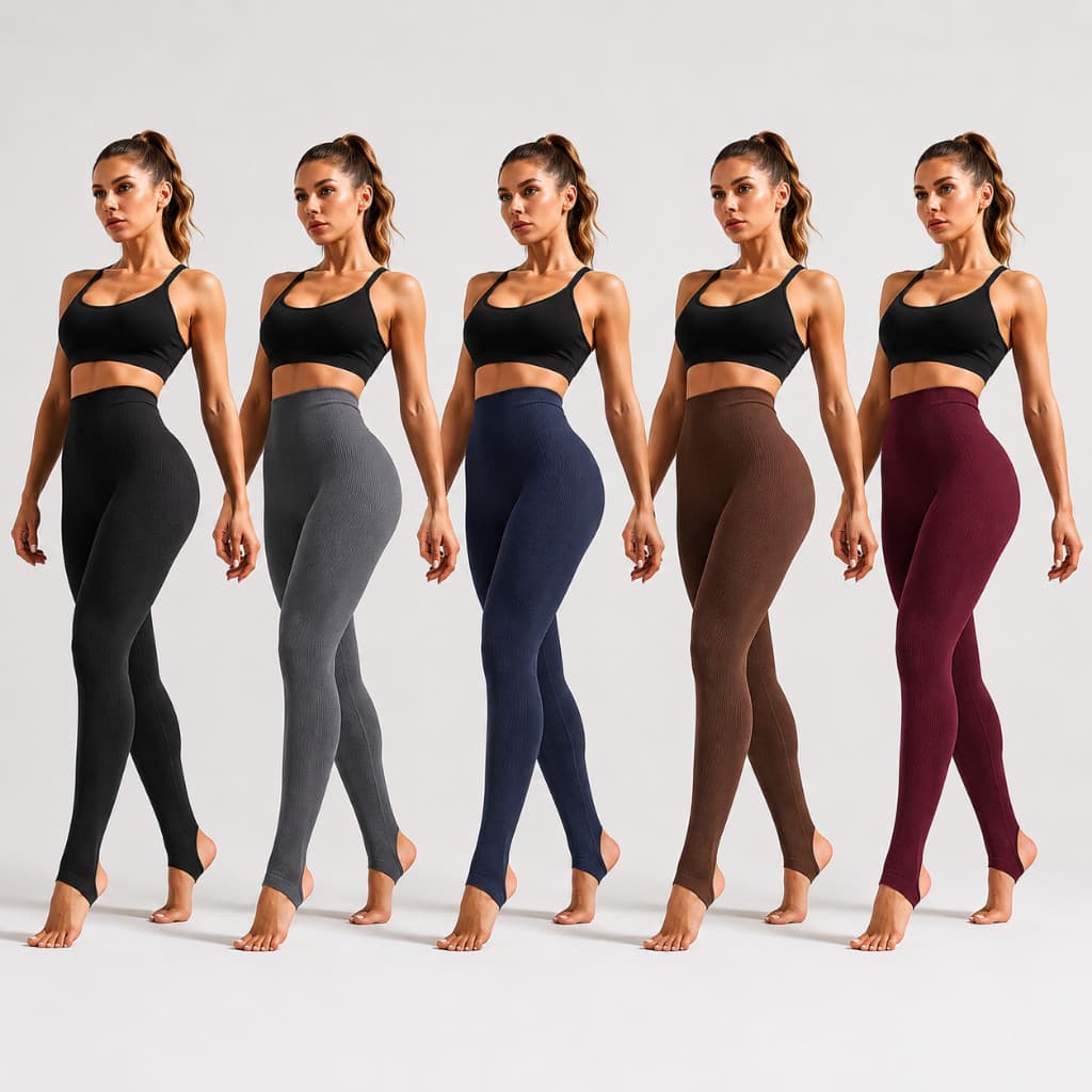 Experimente o equilíbrio perfeito entre estilo, conforto e desempenho.  A Legging Pezinho Canelada Premium foi desenvolv