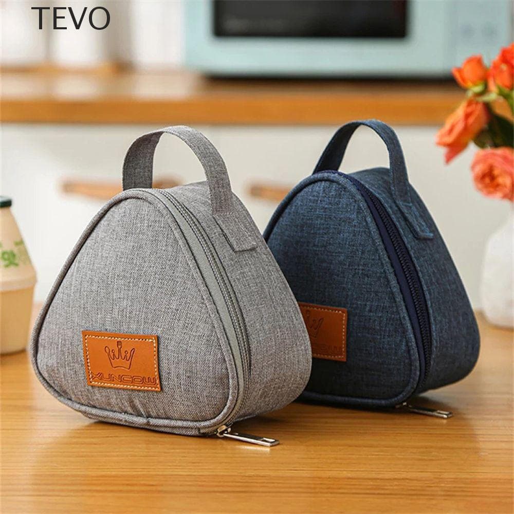 TEVO Sacos Térmicos Frescos Isolados Para Mulheres Homens Carta Estudantes Náilon Portátil Coreano Lancheira
