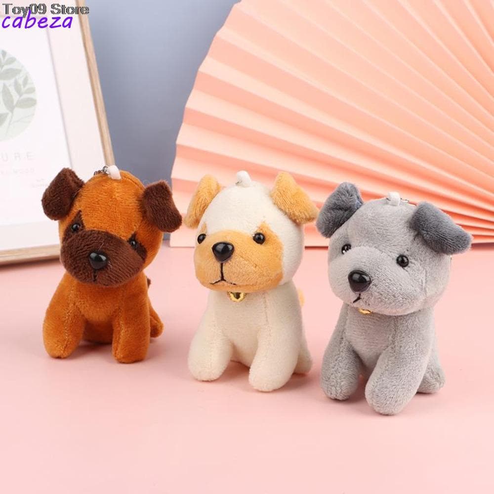Chaveiro De Brinquedo De Pelúcia CABEZA Wolfhound , Cachorro Lobo De Desenho Animado De Boneca Kawaii , 10 Cm