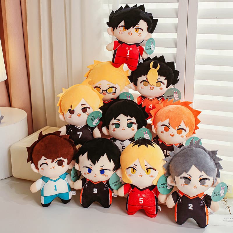 26cm Haikyuu Brinquedos De Pelúcia Hinata Shoyo Plushies Bonecas Kageyama Anime Periférico Mini Voleibol Boneca Recheada