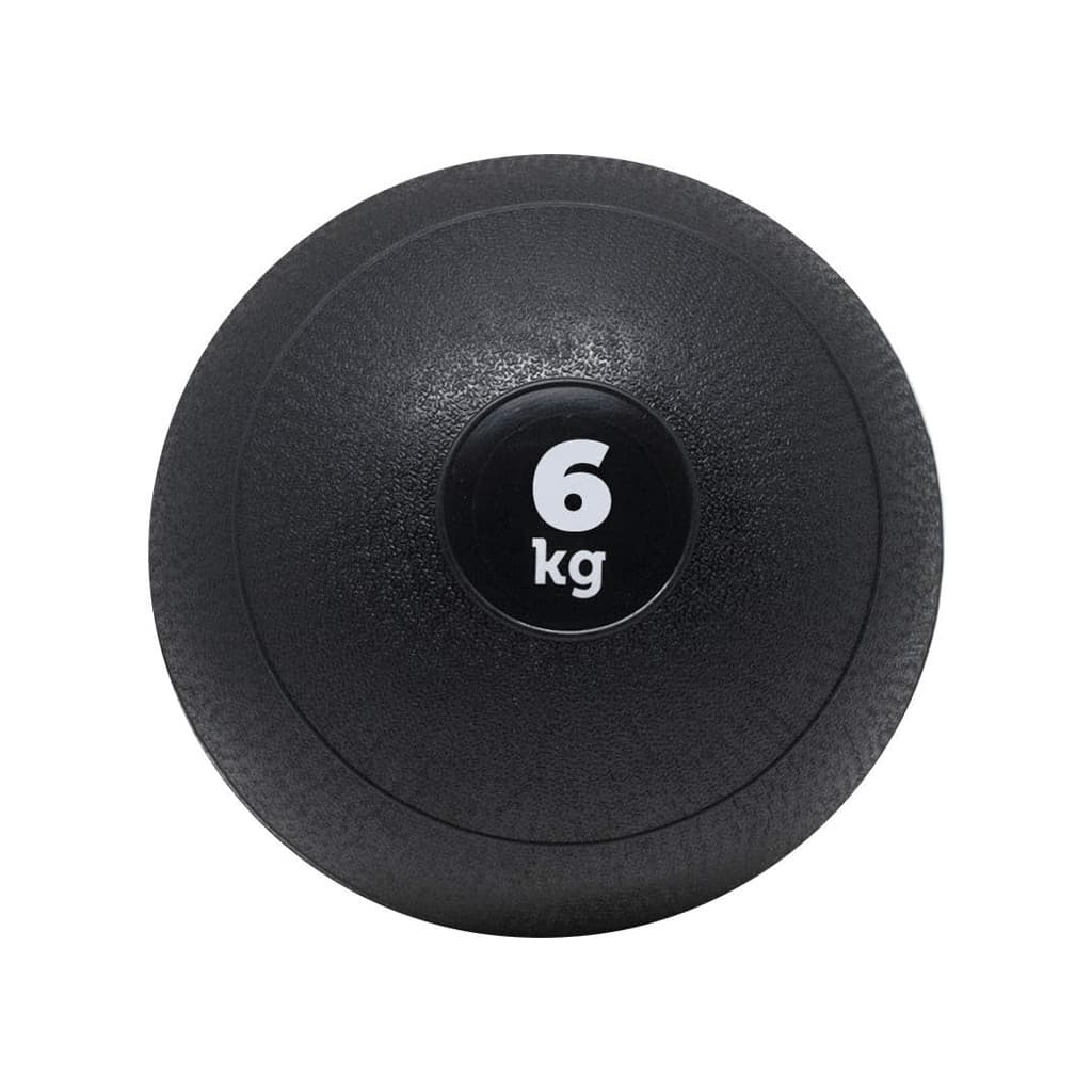 Slam Ball Peso 6kg Crossfit Funcional Ball Preta Borracha Antiderrapante SS Esportes