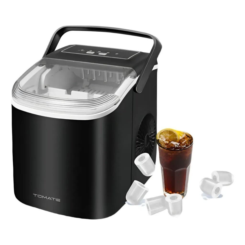 Máquina de Gelo Portátil Tomate MXG-1002P 12kg por Dia Gelo Bala Automática