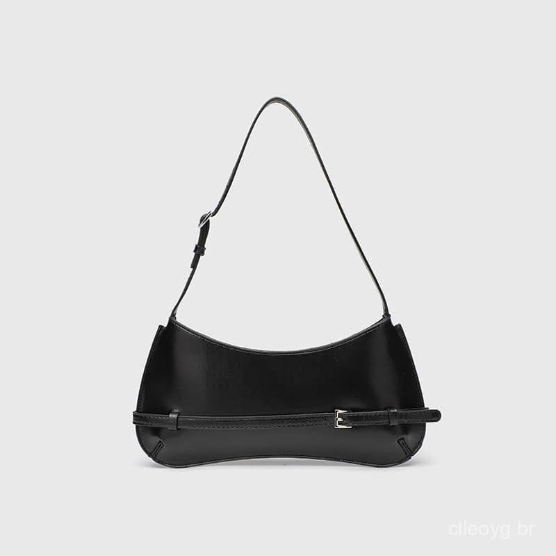Bolsa de ombro feminina de luxo, estilo retrô francês, nova moda 2024, bolsa de nicho transfronteiriça JA2U