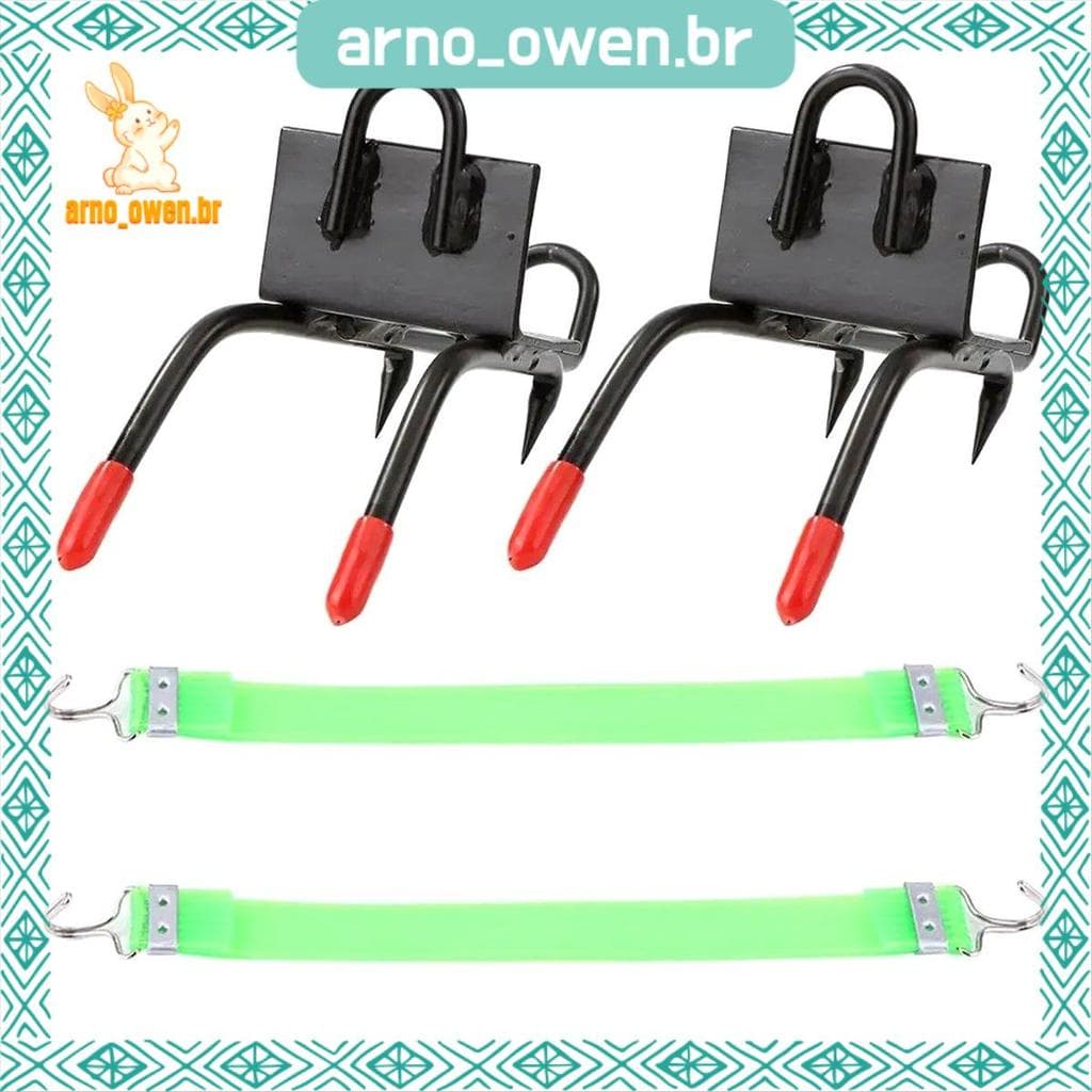 [arno_owen.br] Garras De Espinhos De Escalada Em Árvores Ferramenta Multifuncional Pólo Equipamento De Sobrevivência Ape