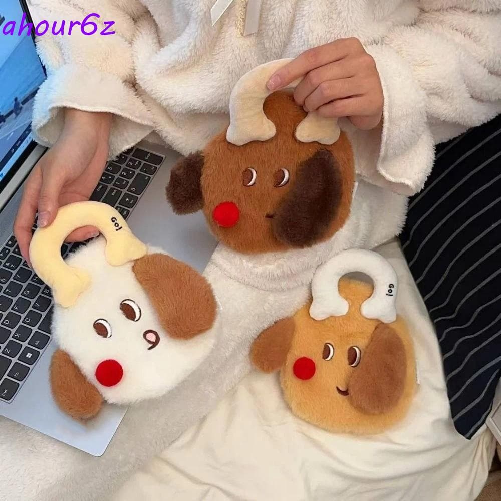 Bolsa De Água Quente De Desenho Animado AHOURZ , Espessada E Aconchegante , Capa Removível Com Enchimento