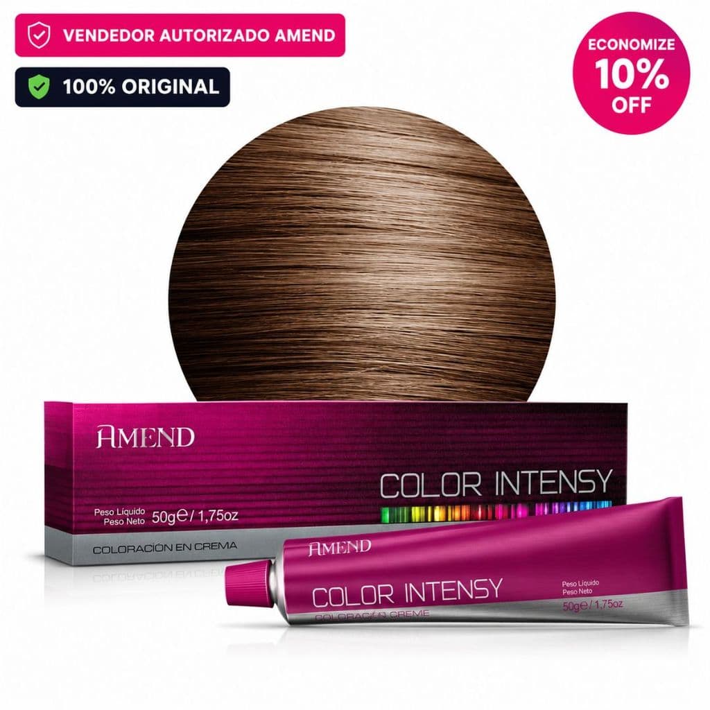Coloração 6.7 Louro Escuro Marrom (Chocolate) Amend Color Intensy