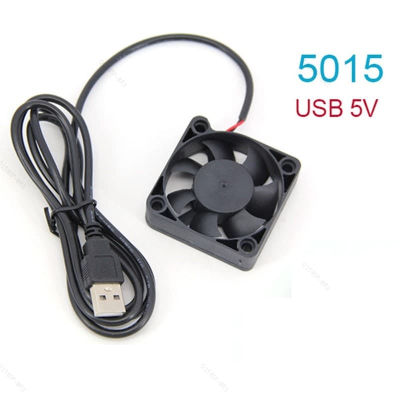 5015 DC Ventilador De Refrigeração 50x50x10mm 5V USB Manga Rolamento Exaustão Sem Escova Para Impressora 3D PC CPU Coole