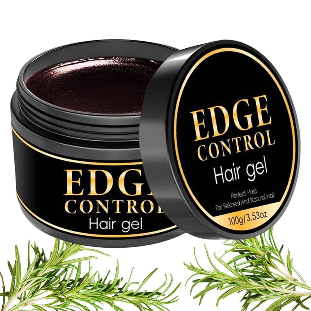 Gel Fixador de Cabelo para Mulheres Negras, Cera Modeladora para Cabelo, Gel para Tranças, Cera para Contornos Não Oleos