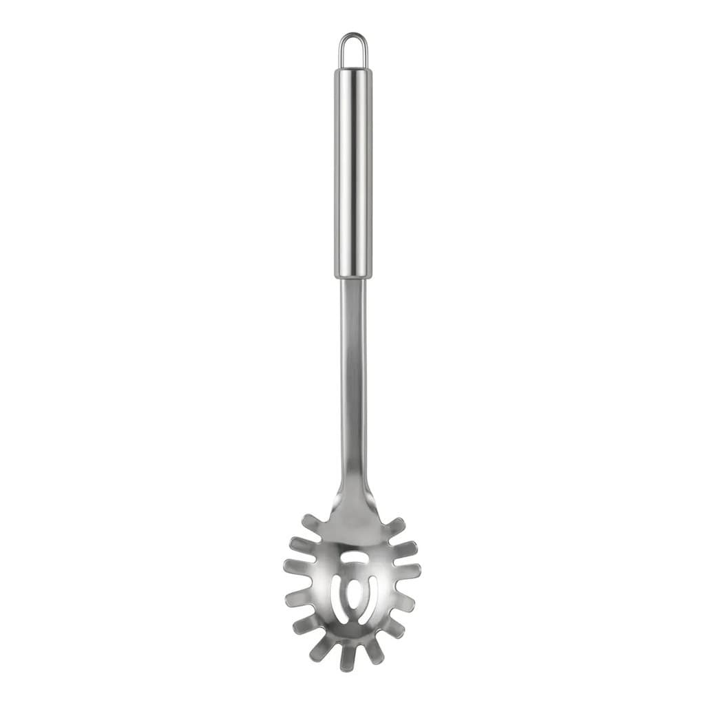Pegador De Massa Inox 31cm Cozinha Resistente Espaguete Inox