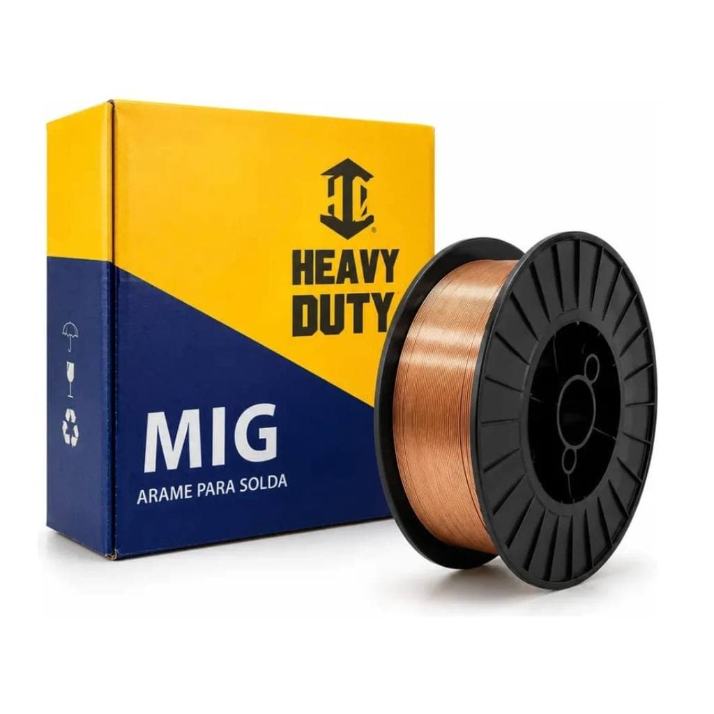 Arame Para Solda Mig De 1.0mm Rolo Com 5kg Uso Com Gás