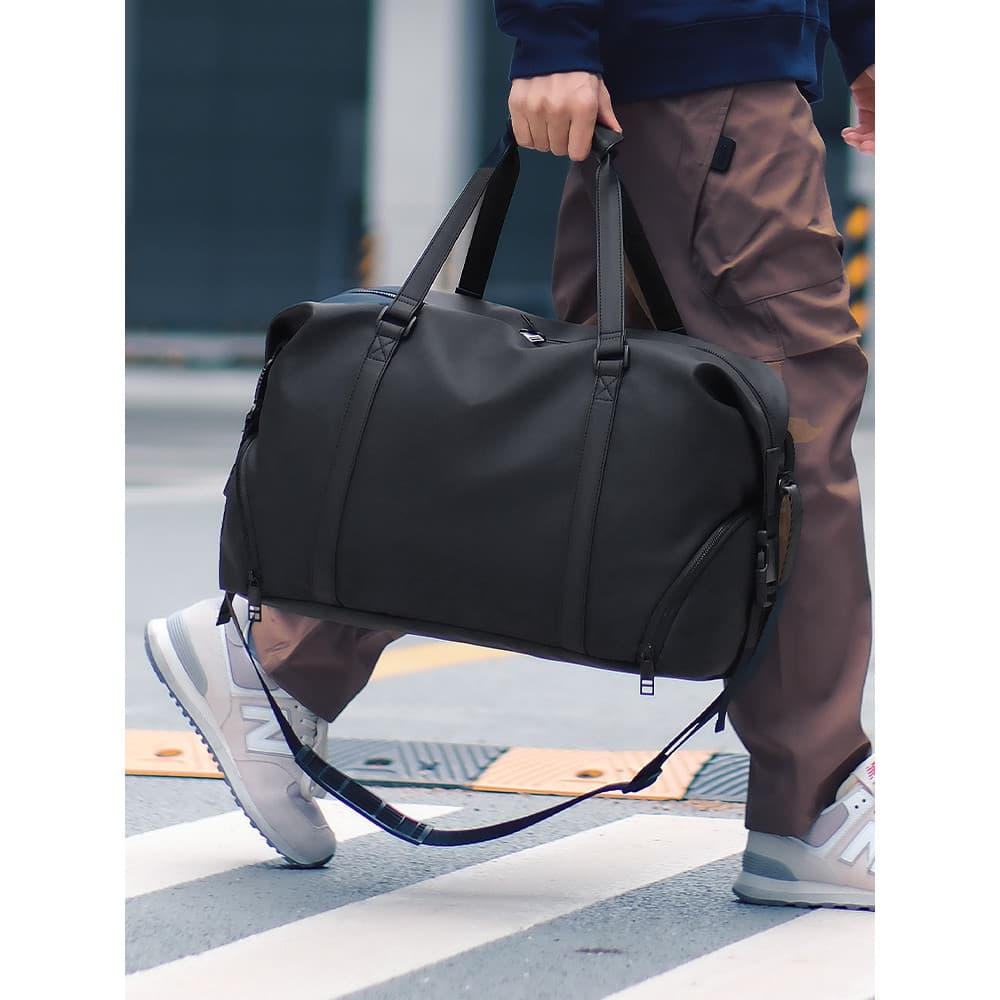 Bolsa de ginástica masculina, sensação de alta qualidade, separação seca e molhada, à prova d'água, armazenamento de tên