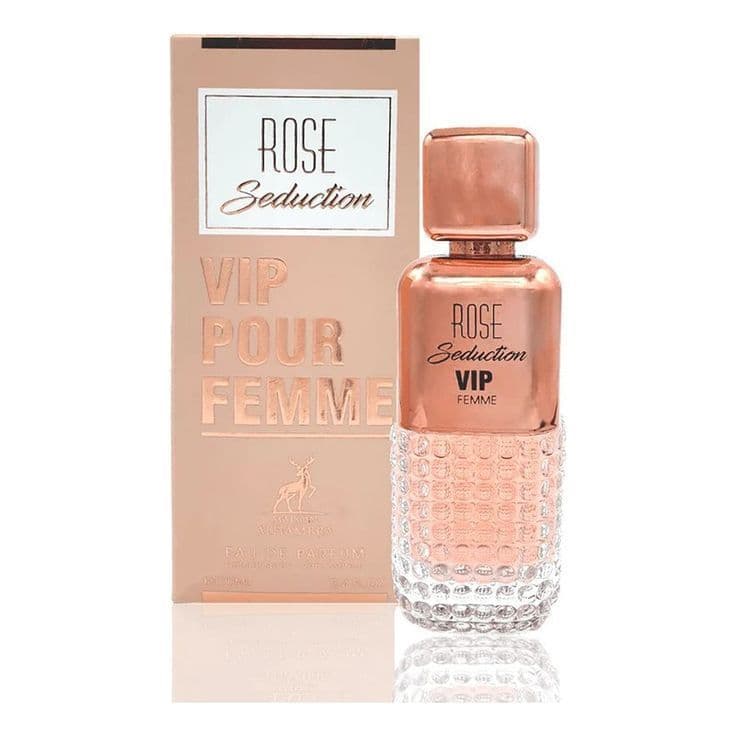 Perfume Feminino Maison Alhambra Rose Seduction VIP Eau De Parfum 100ml ORIGINAL Perfume Árabe Luxo