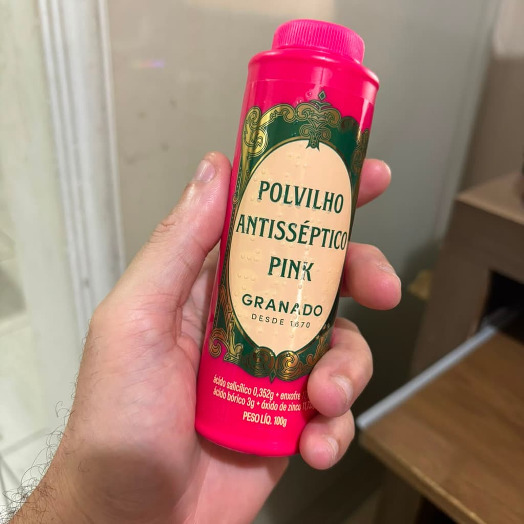 Antisséptico Pink Granado 100g Original Contra Mau Odor