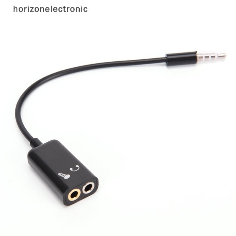 Adaptador Conversor De Cabo Divisor Y De Microfone De 3.5 Mm ja Para Fone De Ouvido