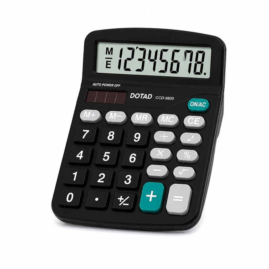 Calculadora Média Visor Grande 8 Digitos Escritório,escolar