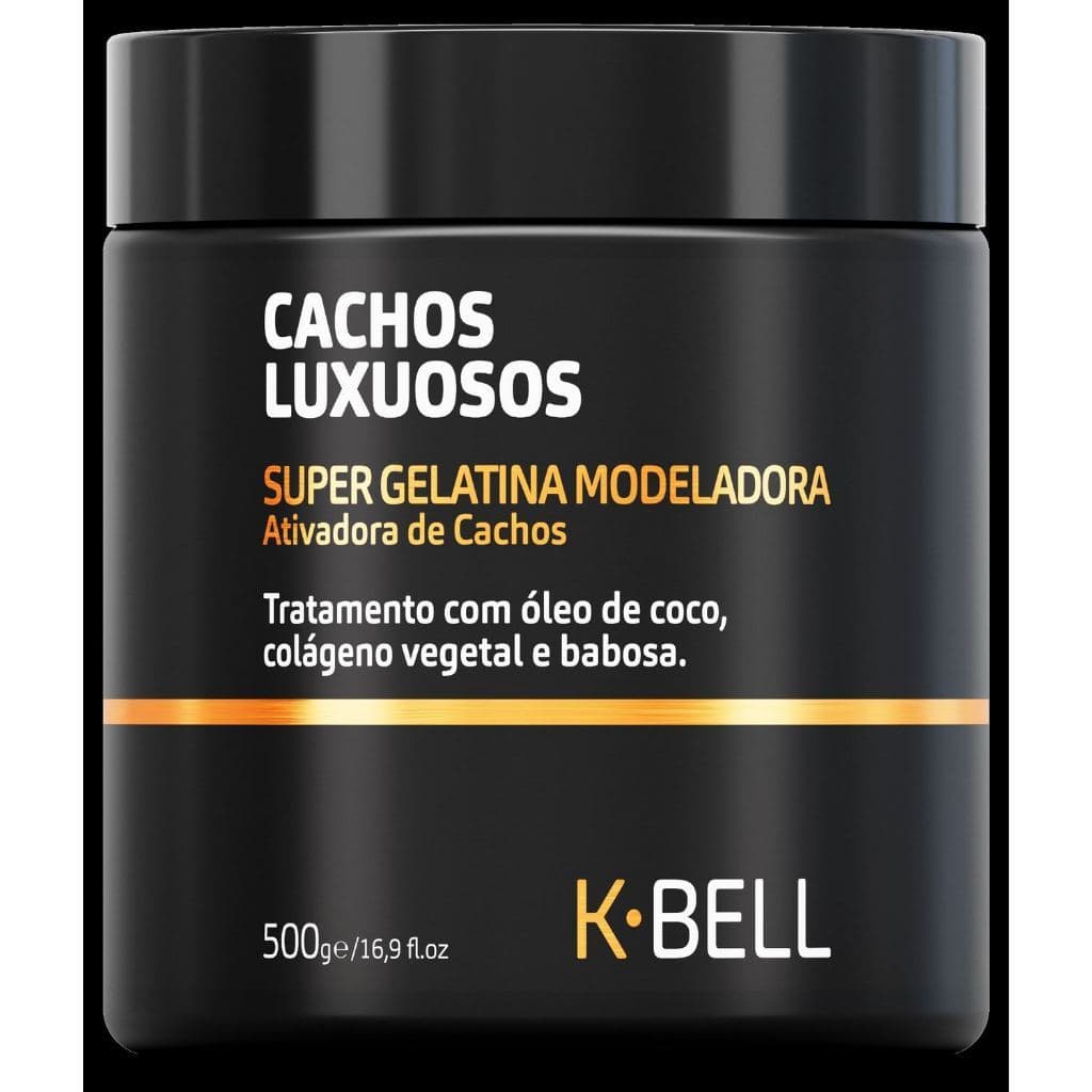 Gelatina Ativadora de Cachos K.BELL Cachos Luxuosos 500g