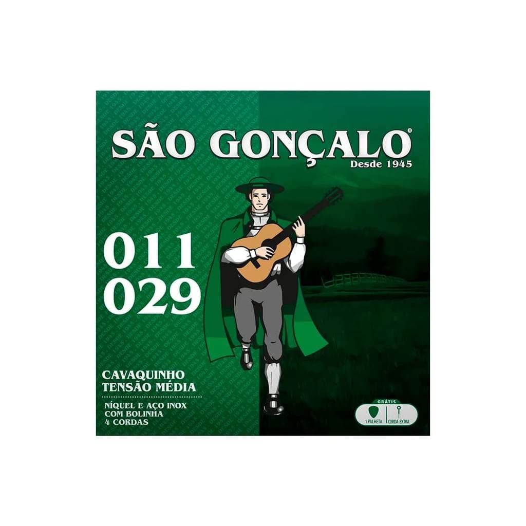 Jogo De Cordas Niquel P/cavaquinho 0.011 - 0.029 São Gonçalo [F108]