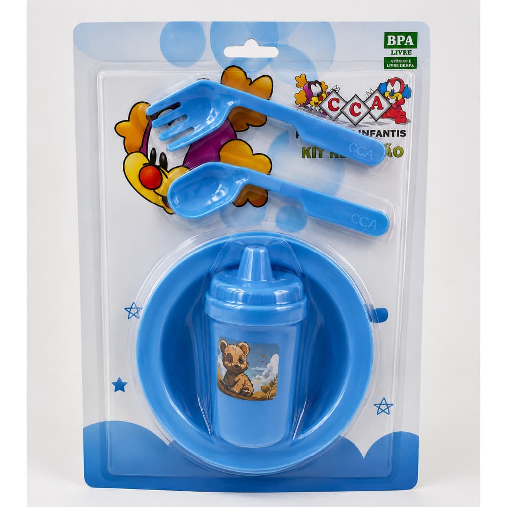 KIT REFEIÇAO CCA  4 PEÇAS ALIMENTAÇAO bebe