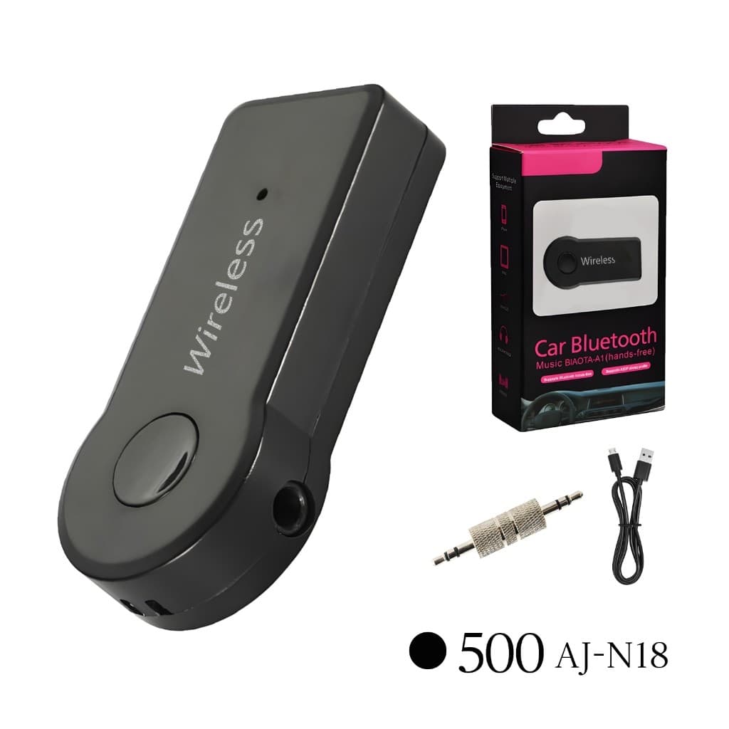 Receptor Aux Bluetooth 5.0 Carro com Conversão de Chamadas e Transmissor