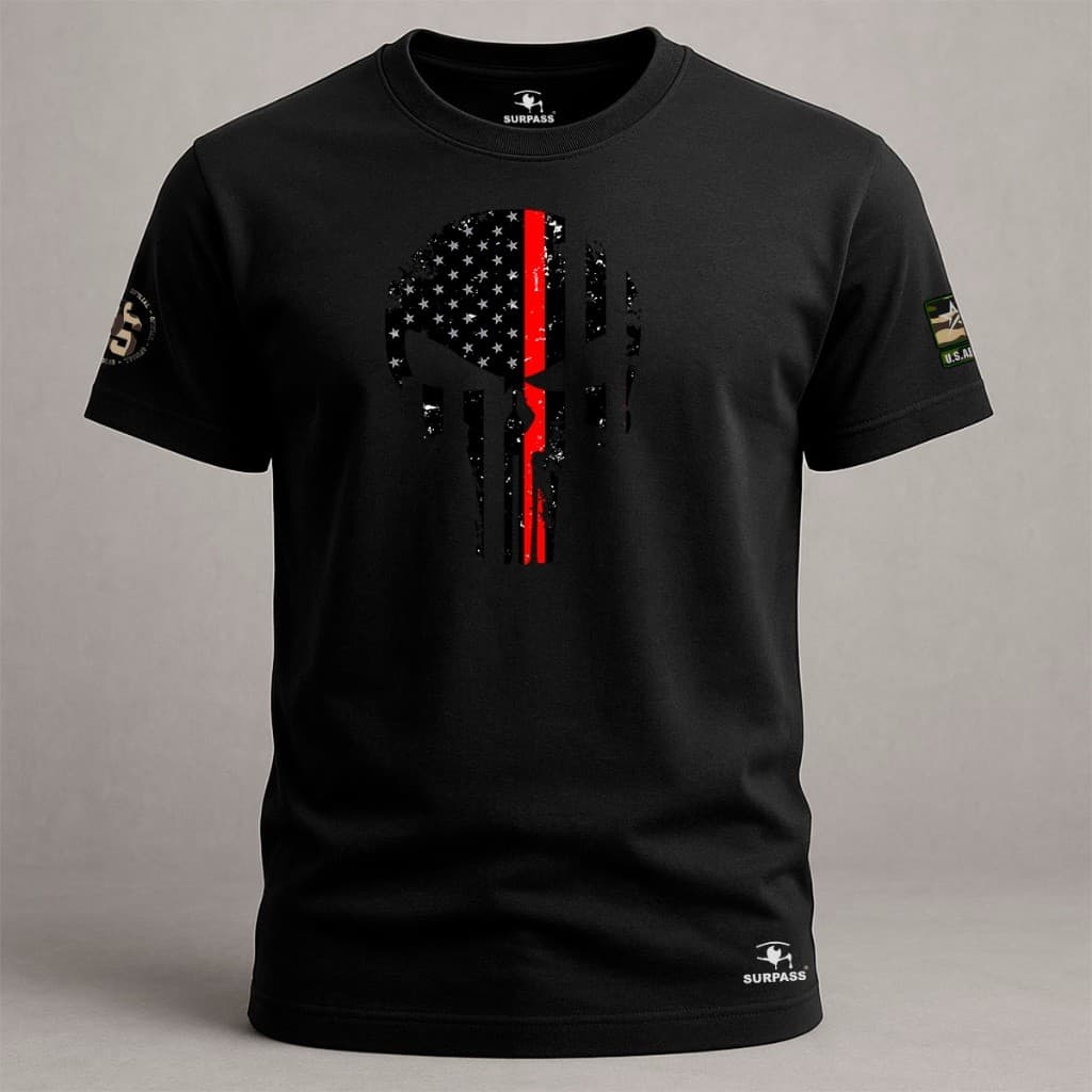 Camiseta Estampada Confortável Caveira Black Camisa Unissex Masculina Academia StreetWear skull Algodão