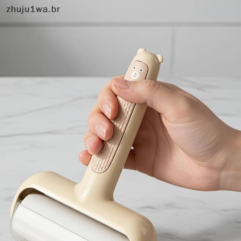 Rolo De Fiapos Para Pelos De Animais De Estimação , 10cm , Design Ampliado De Alta Adesão , Remove De Pele De Cachorro E