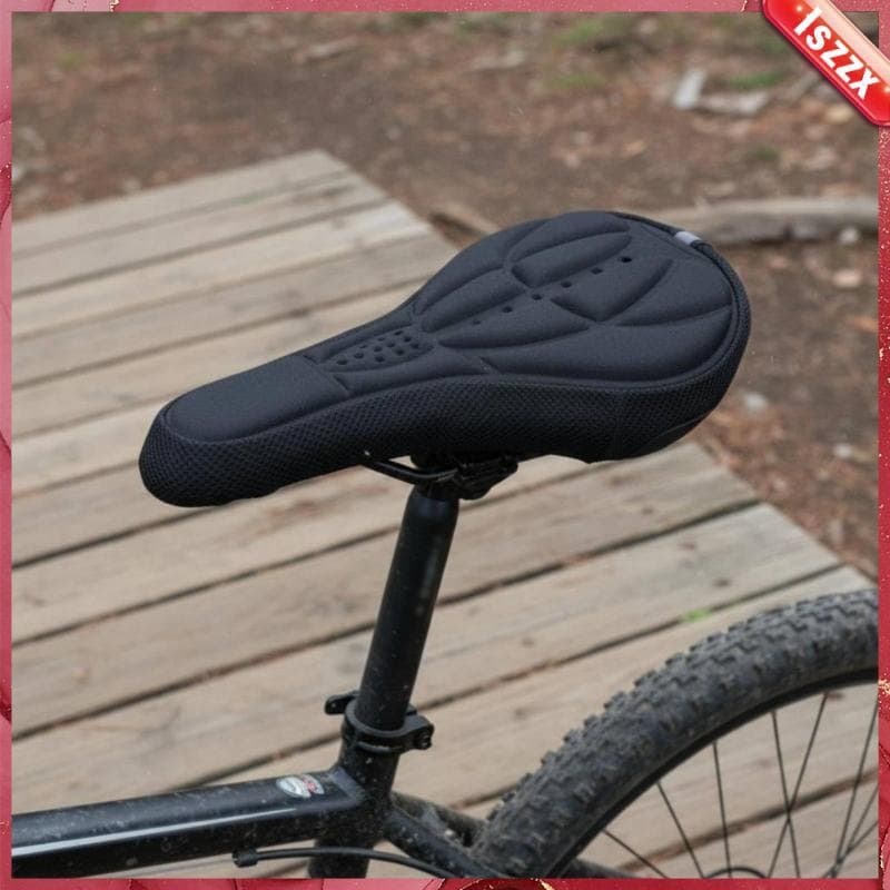 [Lszzx] Capa De Selim De Bicicleta Protetor De Assento Acolchoado Com Absorção De Choque Para Montanha E Estrada