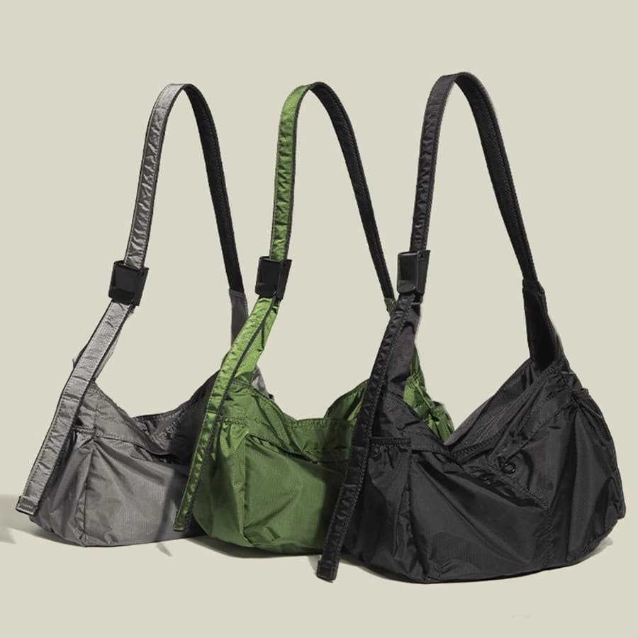 Moda Commuter saco Casual ombro náilon sacola das mulheres dos homens à prova dwaterproof água estilo esportivo saco do