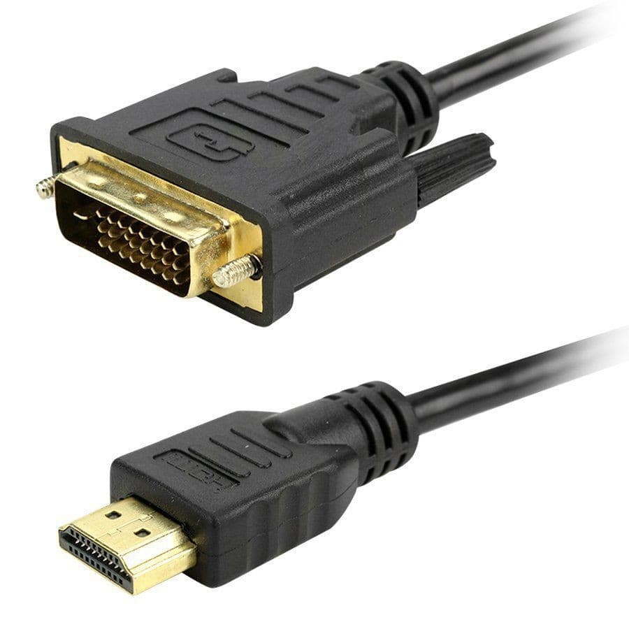 Cabo Hdmi X Dvi 24+1 De 1,80 Metros Alta Qualidade  Blindado