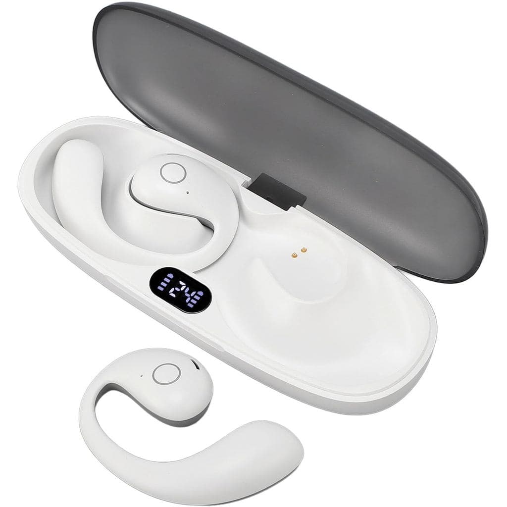 Fones de ouvido sem fio Bewinner, fones de ouvido com gancho para a orelha 5.4, 42 horas de reprodução, carregamento sem